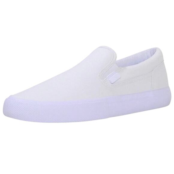 DC Shoes Men\'s Manual Slip On Skate Sneakers Vegan-Friendly Canvas White new 8.5 main image 7